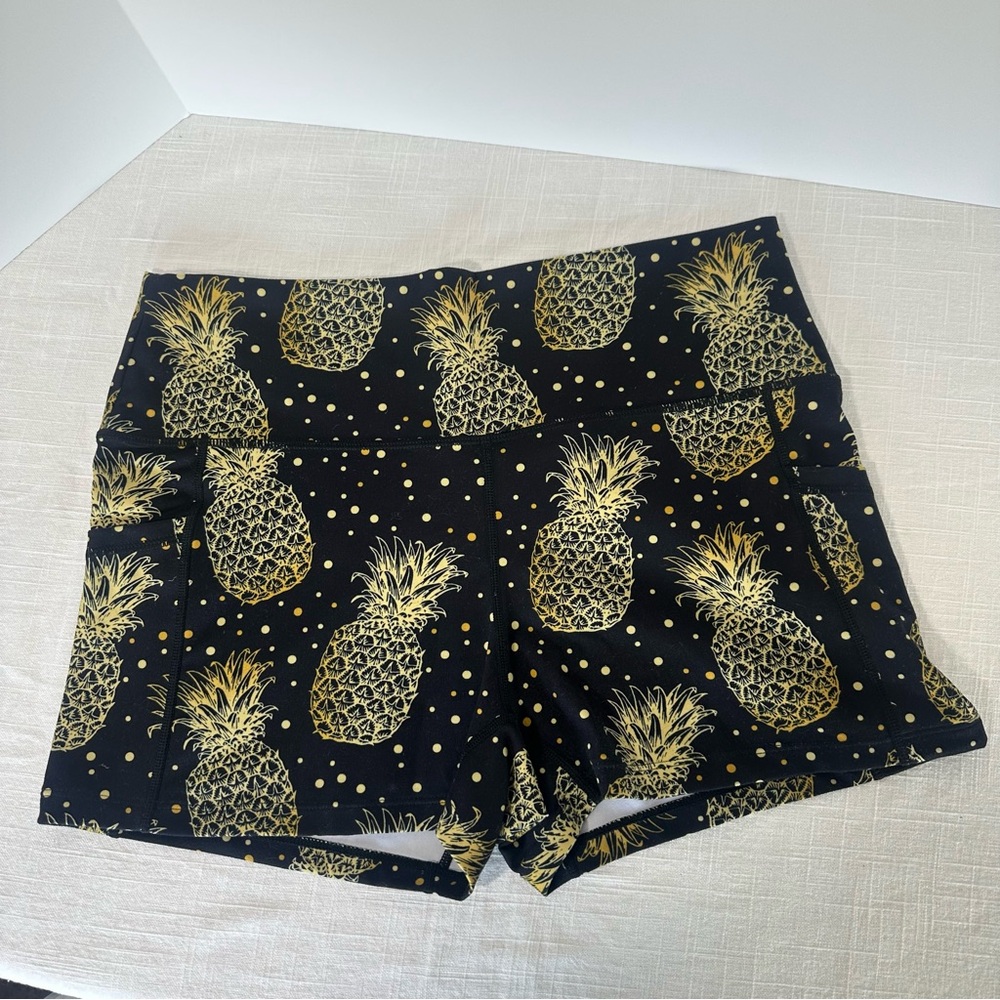 CVG Pineapple Workout Shorts- Large